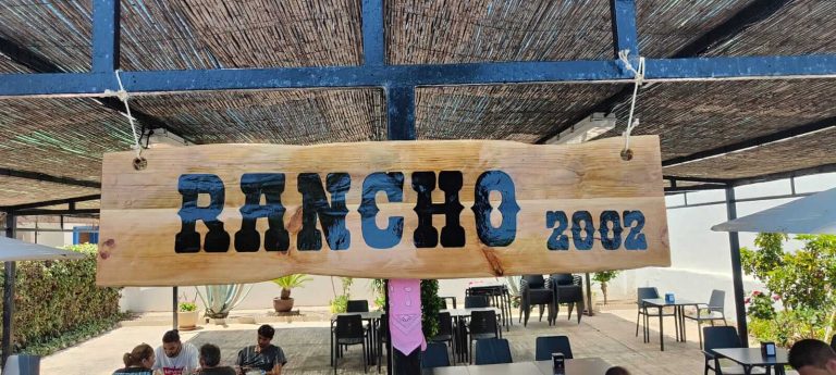 cartel de restaurante